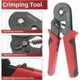 thumbnail image 1 of GEREMF-401PCS Ferrule Crimping Tool Kit, AWG23-7 Self-adjustable Ratchet Wire Crimping Tool Kit Crimper Plier Set with 400PCS Wire Terminals Crimping Connectors Wire End Ferrules Terminals, 1 of 4