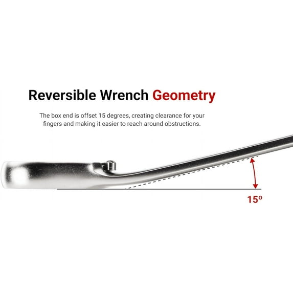 GEREMF-7 mm Reversible 12-Point Ratcheting Combination Wrench | WRC23407