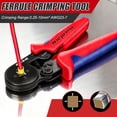 thumbnail image 1 of GEREMF-Ferrule Crimping Tool Kit Crimper - Professional Ferrule Crimper Tool Kit with 1200PCS Wire Ferrules, Self-Adjusting Ratchet Crimping Pliers Set for AWG 23-7 Cable Connectors, 0.25-10mm², 1 of 4