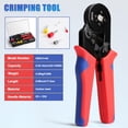 thumbnail image 1 of GEREMF-Ferrules Crimping Tool Kit with 1700PCS Assorted Wire Ferrules, Self Adjusting Ratchet Crimper for AWG 23-7, Professional Electrical Automotive & DIY Terminal Connector Set, 1 of 4