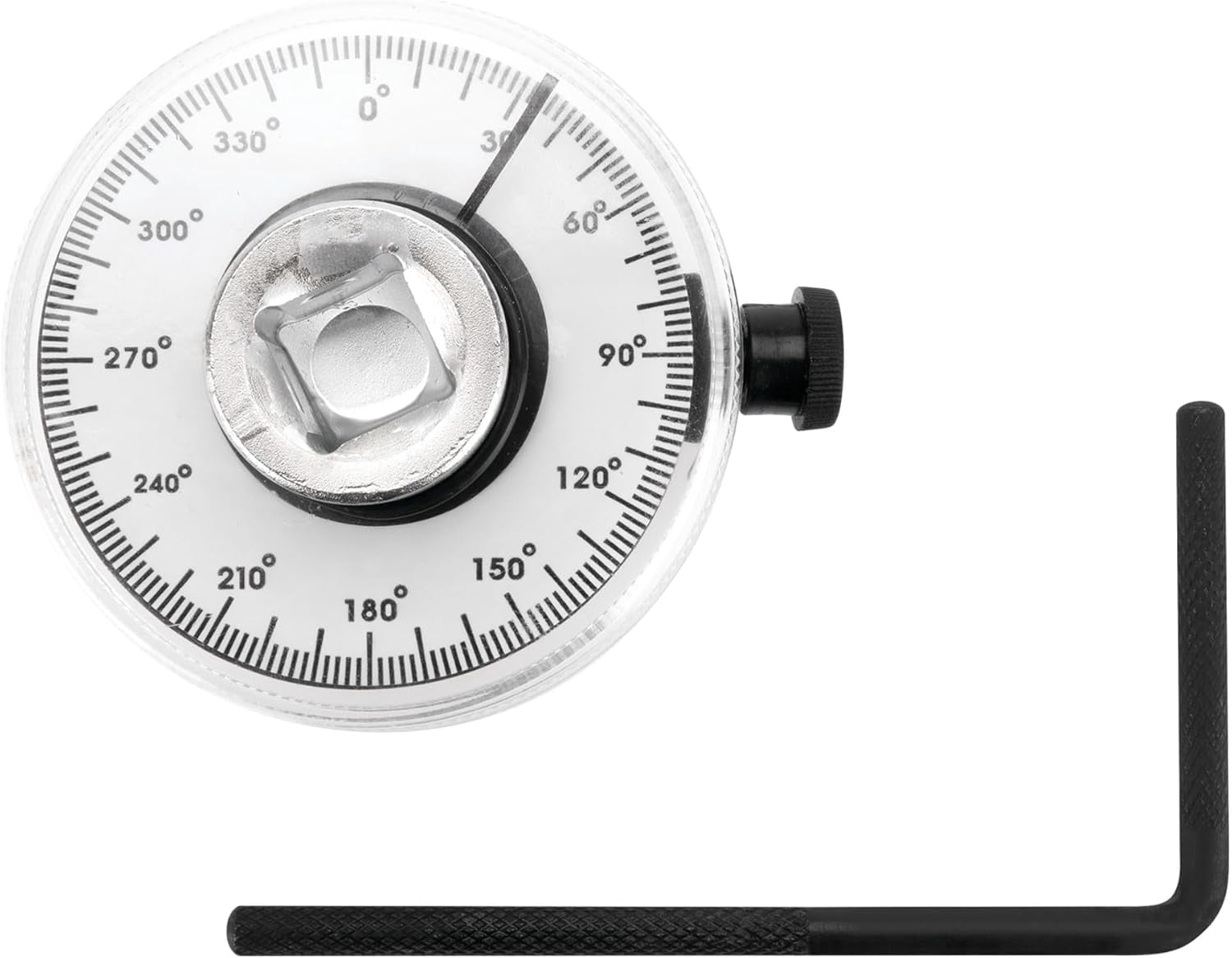 GEREMF-M205 1/2-Inch Torque Angle Gauge Tool, 360 Degree Angle Scale ...