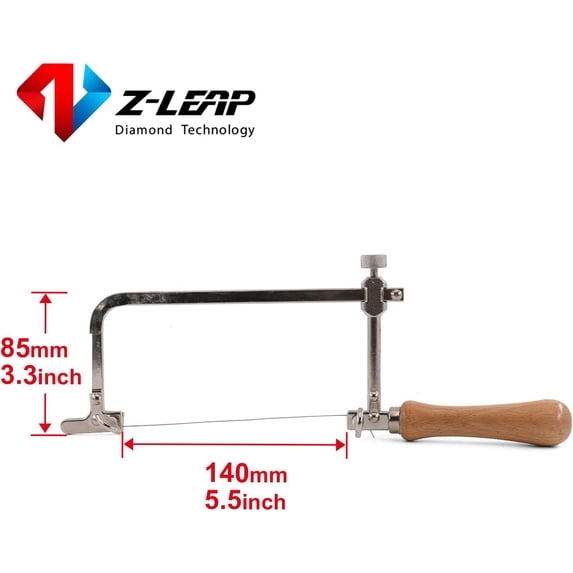 GEREMF-Steel Frame Coping Saw - High-Strength Hand Cutting Tool for Wood/Metal/Ceramic, Multi-Scenario DIY Projects