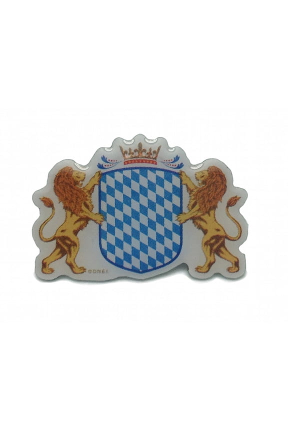 Bavarian Coat of Arms Oktoberfest Hat Pin Metal