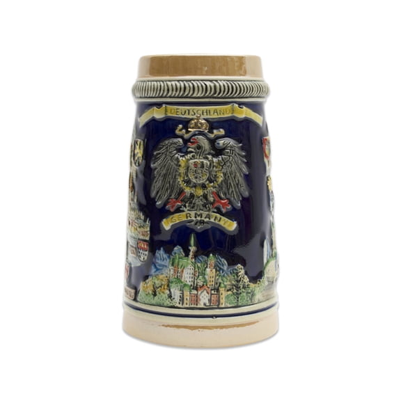 GERM German Cities Oktoberfest Ceramic Multicolor Beer Stein
