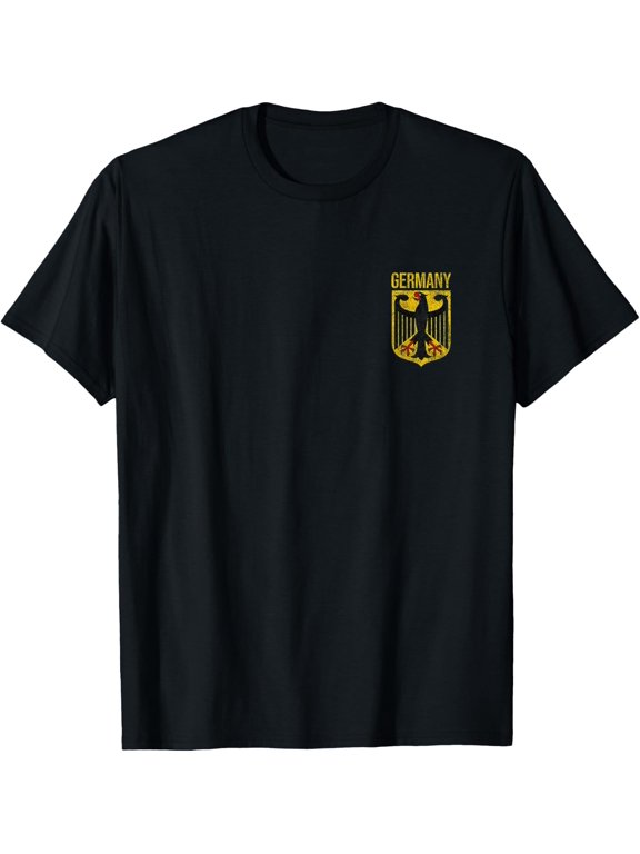 GERMAN COAT OF ARMS GERMANY EAGLE T-Shirt men and women can wear, black, white, gifts
