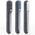 thumbnail image 1 of GERMANIKURE Czech Crystal Glass Nail File 3 Pack in Suede Leather Case - Professional Manicure & Pedicure Products for Smooth Easy Shaping of Natural Nails, 1 of 7