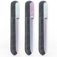 thumbnail image 1 of GERMANIKURE Czech Crystal Glass Nail File 3 Pack in Suede Leather Case - Professional Manicure & Pedicure Products for Smooth Easy Shaping of Natural Nails, 1 of 7
