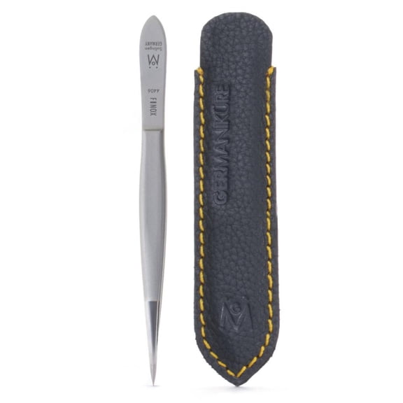 GERMANIKURE Pointed Tweezers in Fitted Case - Made in Solingen Germany