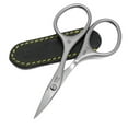 thumbnail image 1 of GERMANIKURE Professional Cuticle Trimmer Scissors - FINOX Stainless Steel Manicure Tools in Leather Case - Ethically Made in Solingen Germany - 4703, 1 of 8