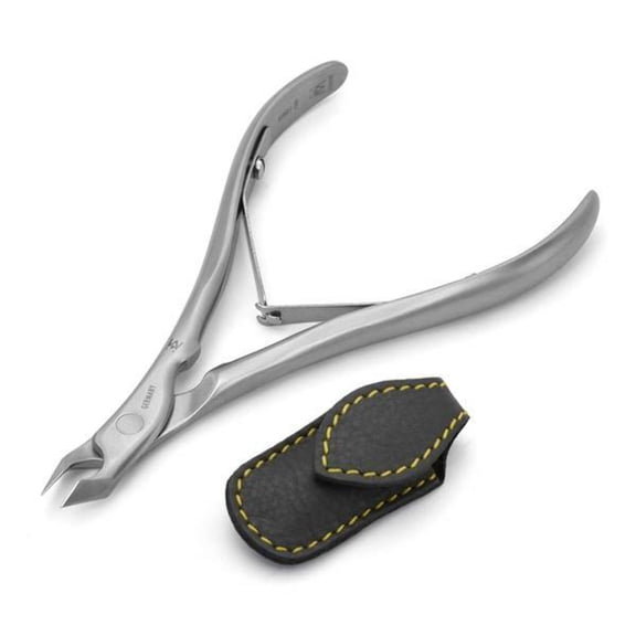 r155 - 5mm 1/2 Jaw Tapered Cuticle Nippers FINOX Surgical Stainless Steel Cuticle Remover