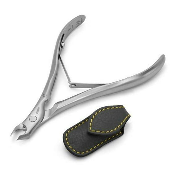 r153 - 3mm 1/4 Jaw Tapered Cuticle Nippers FINOX® Surgical Stainless Steel Cuticle Remover