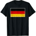 thumbnail image 1 of GERMANY FLAG GERMAN NATIONAL COLORS, DEUTSCHLAND T-Shirt mens t hirt men，black，women，misfits，journey ，boys, 1 of 4