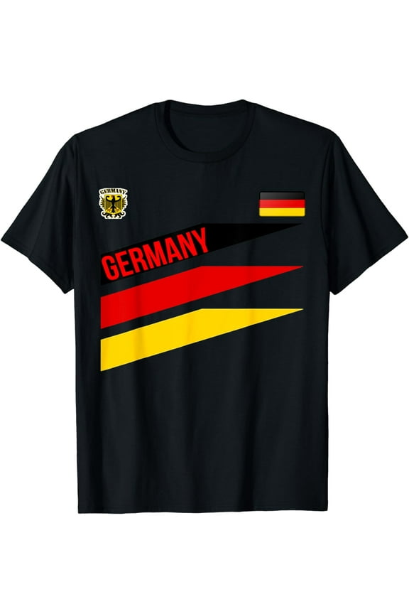 GERMANY SHIRT-JERSEY FLAG-SOCCER-FOOTBALL T SHIRT