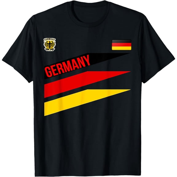 GERMANY SHIRT-JERSEY FLAG-SOCCER, T-FOOTBALL T SHIRT mens T HIRT men，black，women，misfits，journey ，boys