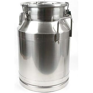 Stainless Steel Milk Pail Bucket with Lid & Handle – Shenandoah