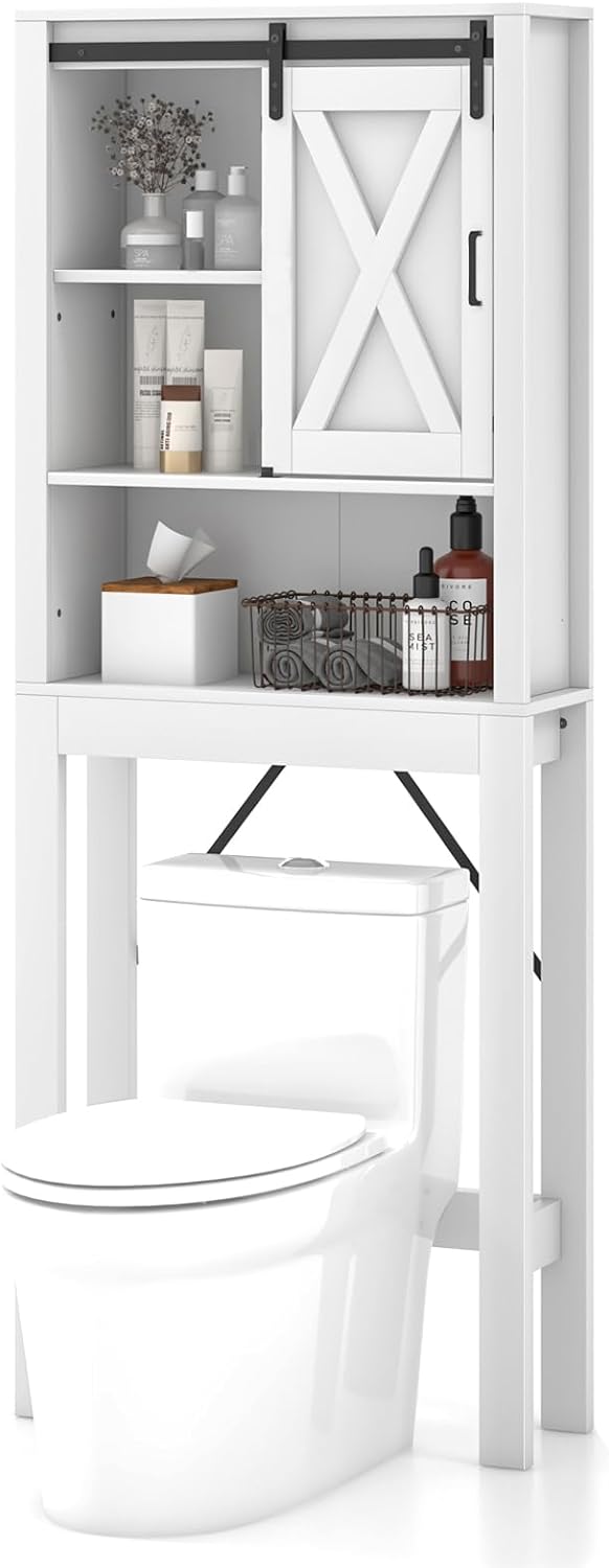 GEROBOOM 3Tier Over The Toilet Freestanding Bathroom Organizer