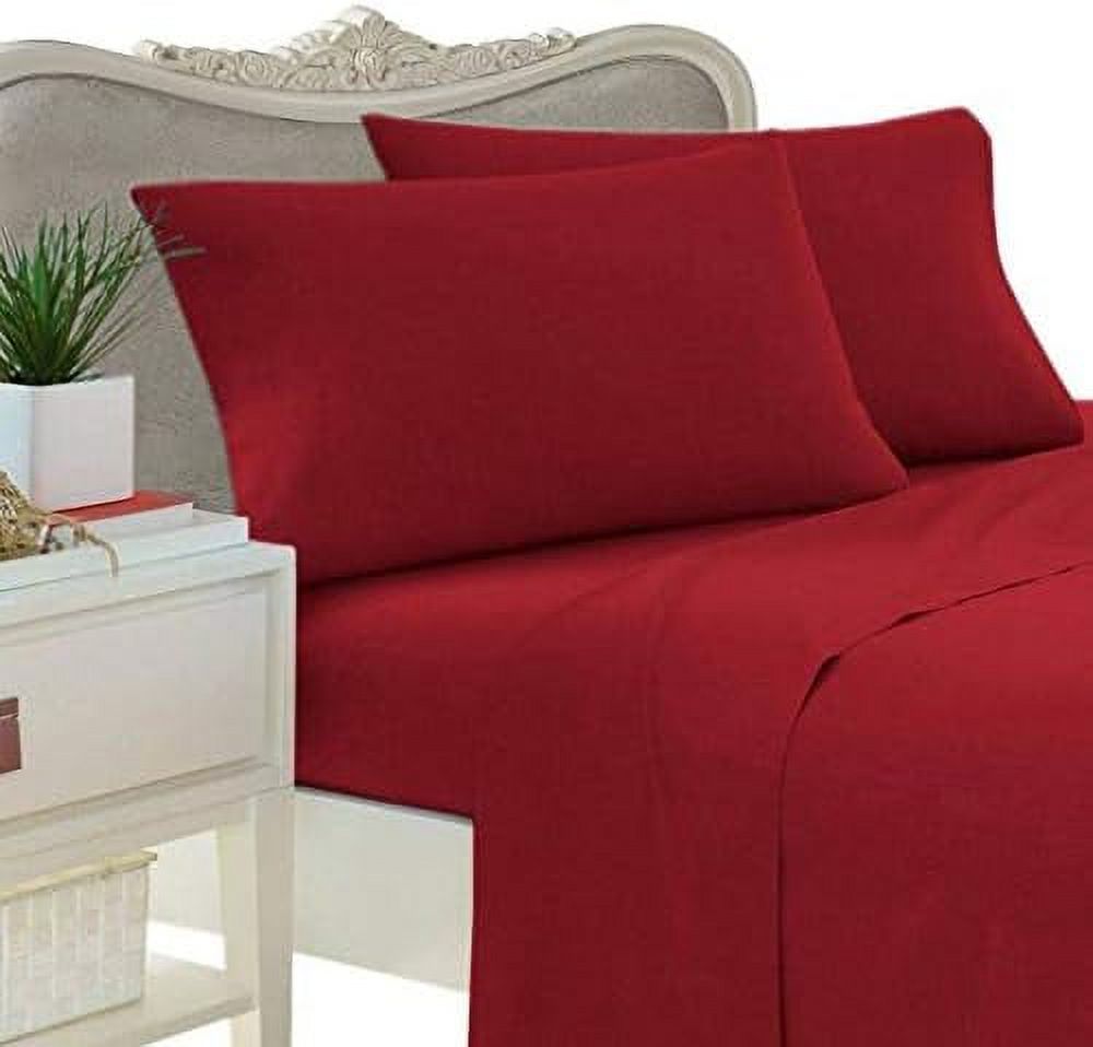 GEROBOOM 4 Piece Luxurious 1500 Thread Count Cal King Size Siberian