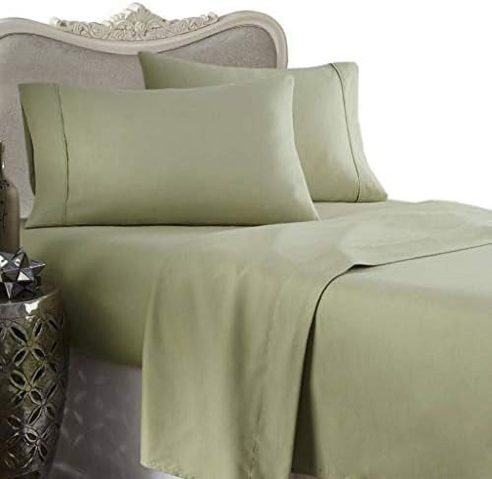 GEROBOOM 4 Piece Luxurious 1500 Thread Count Cal King Size Siberian