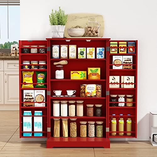 GEROBOOM 41'' Freestanding Pantry Kitchen Pantry with