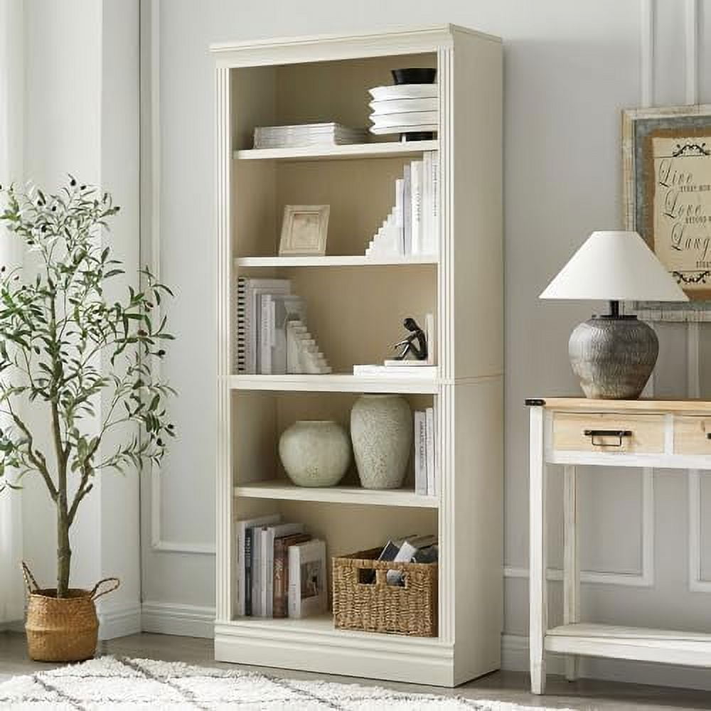 GEROBOOM 5 Narrow Bookcase 72 in Tall Skinny Bookshelf Small Bookshelf