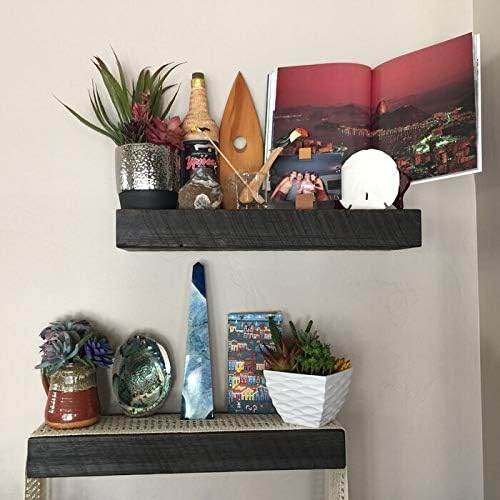 GEROBOOM Antiques 18 Inch Floating Shelves for Wall Made of Natural
