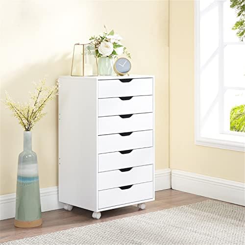 GEROBOOM Drawer White File for Home Office White Organizer