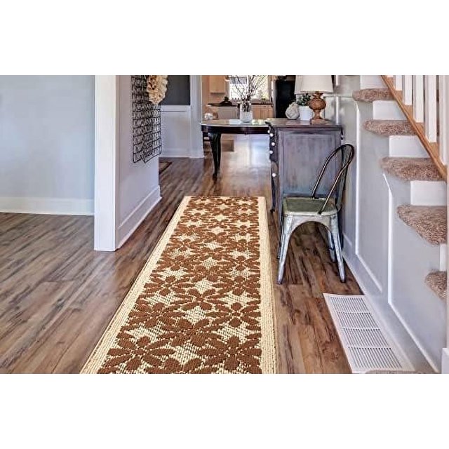 GEROBOOM Extra Wide Width Indoor Floor Runner Rug Mat for Large