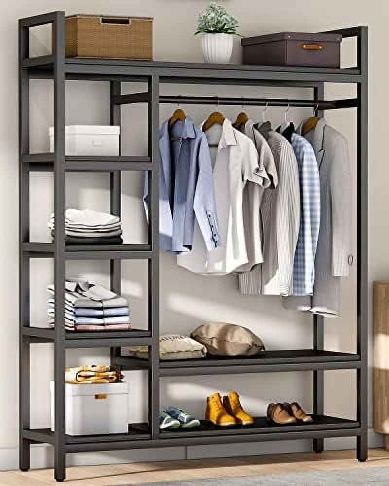 GEROBOOM Free Standing Closet Organizer with Drawers and Hooks Heavy