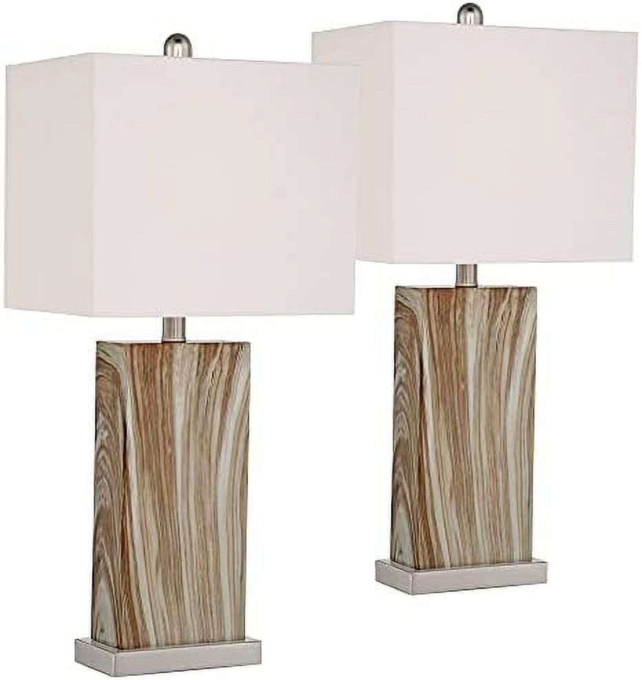 GEROBOOM Lighting Connie Modern Table Lamps 25" Tall with USB Charging