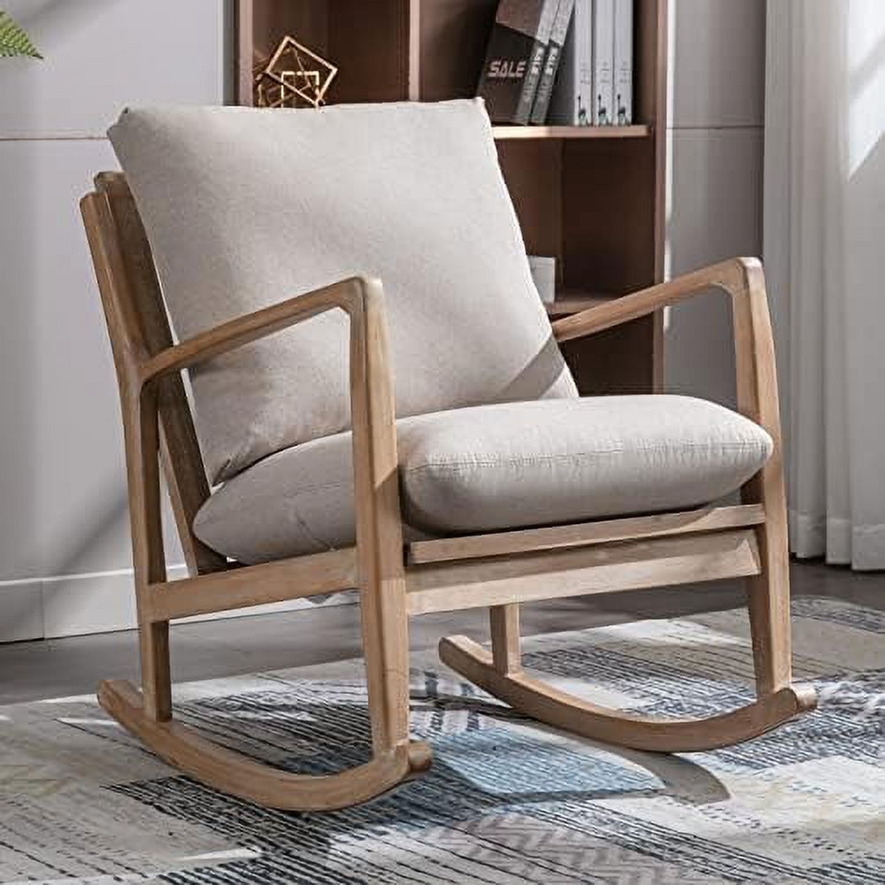 GEROBOOM Mid Century Accent Rocking Chair Rocker Chair Glider Chair for