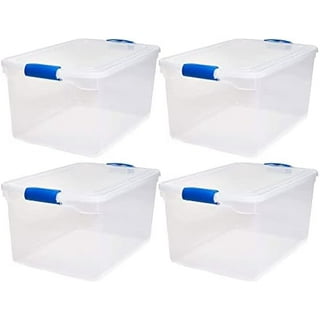 Tough Box 66-Quart Clear Storage Bin