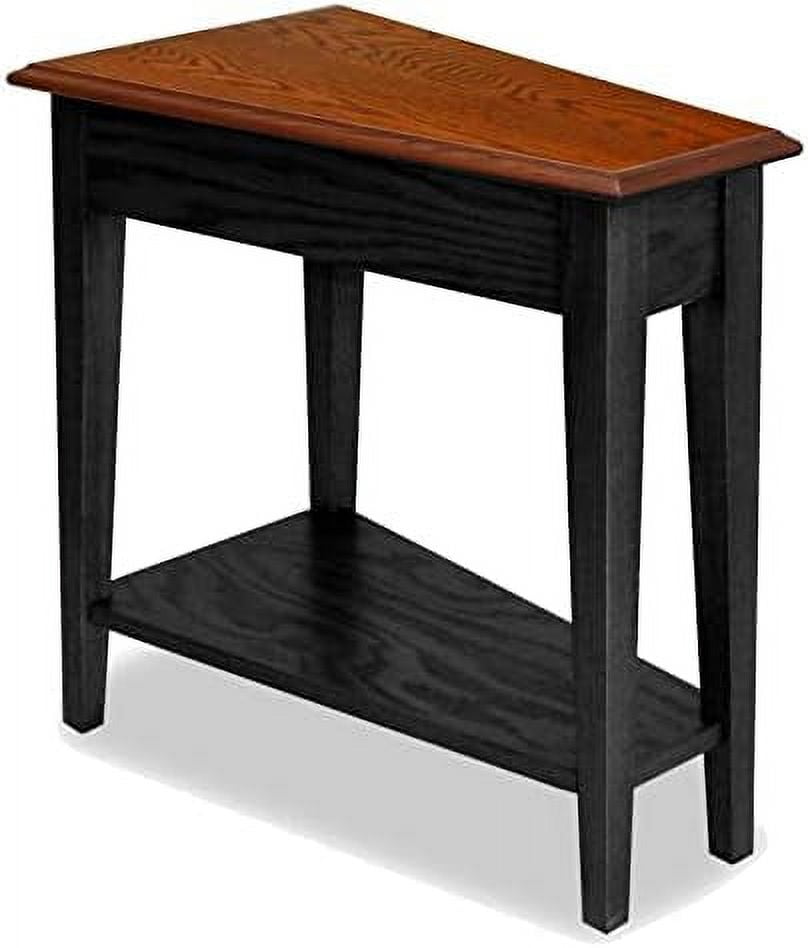 GEROBOOM Recliner Wedge End Table Black