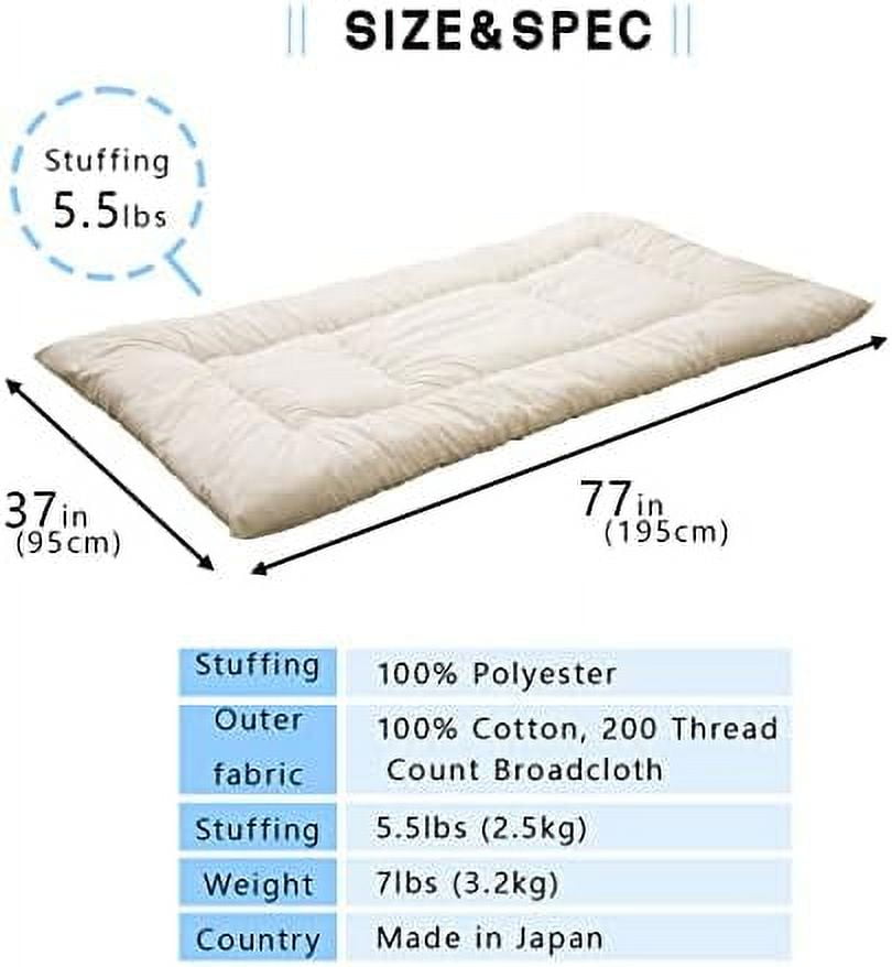 GEROBOOM SpaceSaving Japanese Futon Mattress CompactTwin Japan