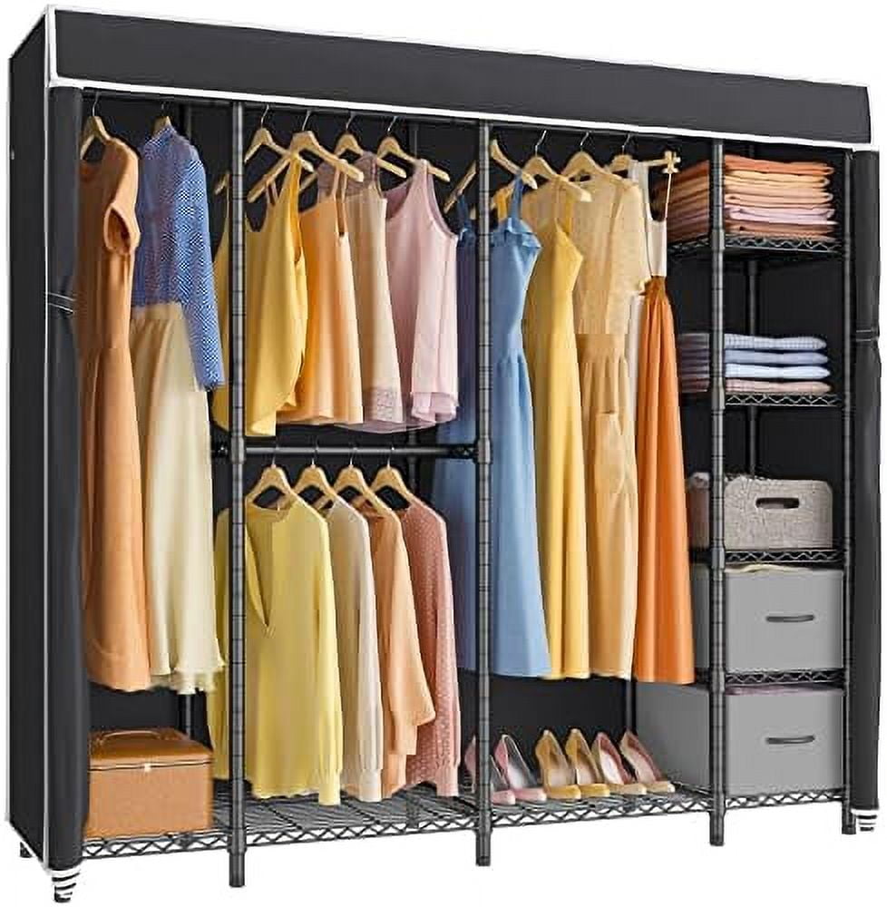 GEROBOOM V40S i1 Bedroom Armoires Large Wardrobe Heavy Duty Clothing