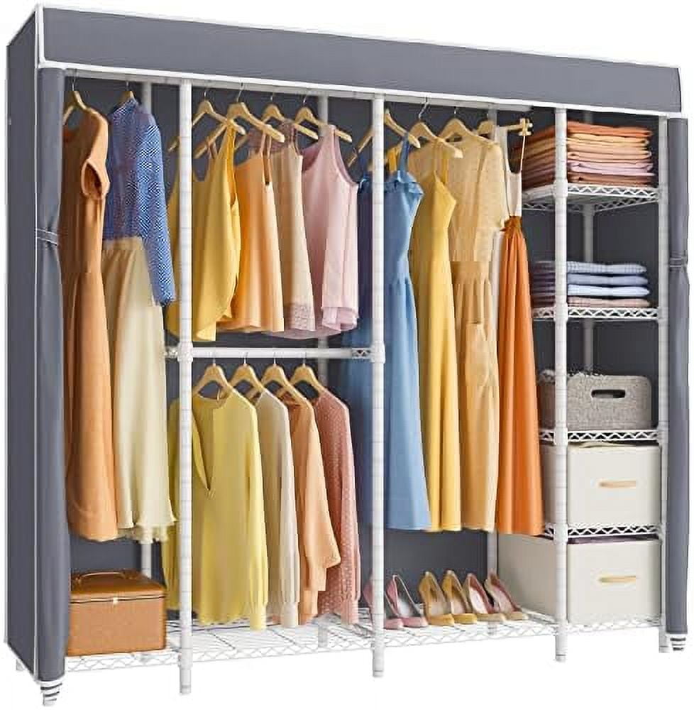 GEROBOOM V40S i1 Bedroom Armoires Large Wardrobe Heavy Duty Clothing