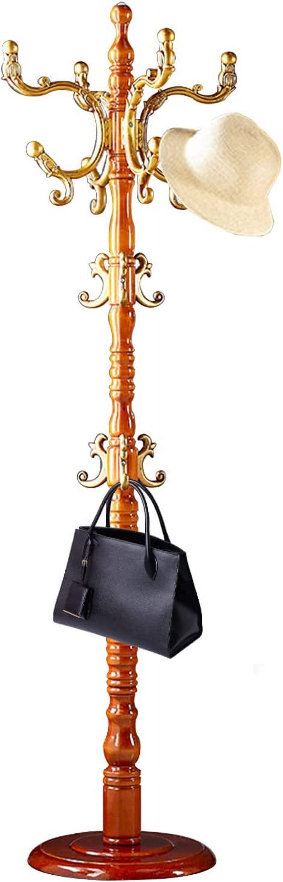 GEROBOOM Wooden Tree Coat Rack HighGrade Coat racks freestanding with