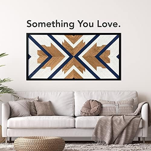 GEROBOOM & Brixon Wood Wall Decor Modern Farmhouse Wall Decor Farmhouse Decor Aztec Wall Decor