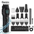 thumbnail image 1 of GERTZY ZH-1850-Black GERITZY Men's Hair Clipper Kit, IPX7 Waterproof, USB Rechargeable, Wet/Dry Use, LED Display, Black, 1 of 1