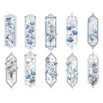 GERsome 10 PCS Flower Bookmark for Men Women Book Lovers Handmade Transparent Floral Pressed Flower Book Mark Bookmarks Ideal for Birthday Present Teachers Appreciation