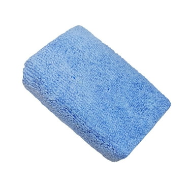 GERsome 10 Pack Microfiber Applicator Pad Microfiber Sponge for Car Round Wax Microfiber Applicator Rectangle Car Drying Towel Exterior Auto Detailing Kit for Cleaning