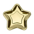 thumbnail image 1 of GERsome 10Pcs Disposable Paper Plates, Star Shaped Paper Plates Disposable Party Dinnerware for Christmas Graduation Wedding Birthday 7 Inch Gold, 1 of 6