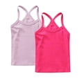thumbnail image 1 of GERsome 2 Pack Girls Tank Tops Toddler Kids Undershirts Soft Cotton Cami Tank Top Summer Sleeveless Camisole Tops for Girls, Sizes 4-5 Years, 1 of 7