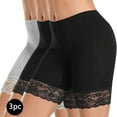 thumbnail image 1 of GERsome 3 Pack Women's Cotton Underwear Boxer Shorts Anti Chafing Bike Shorts Boyshorts Panties S-2XL, 1 of 3