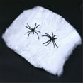 thumbnail image 1 of GERsome 400 ft Spider Web Halloween Decorations, Super Stretch Cobwebs, Halloween Party Supplies, Halloween Decorations Indoor Outdoor Scary Decoration, 1 of 1
