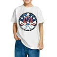 thumbnail image 1 of GERsome 4th of July Kids Boys T-Shirts, Girls Crewneck Short Sleeve Comfort Tees Summer Unisex American Flag Tshirts, 9-10 Years, 1 of 6