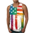thumbnail image 1 of GERsome 4th of July Tank Tops for Men Summer Sleeveless USA Flag Stars Stripes Graphic Tees Loose Fit Gym Workout Muscle Tee M-6XL, 1 of 4