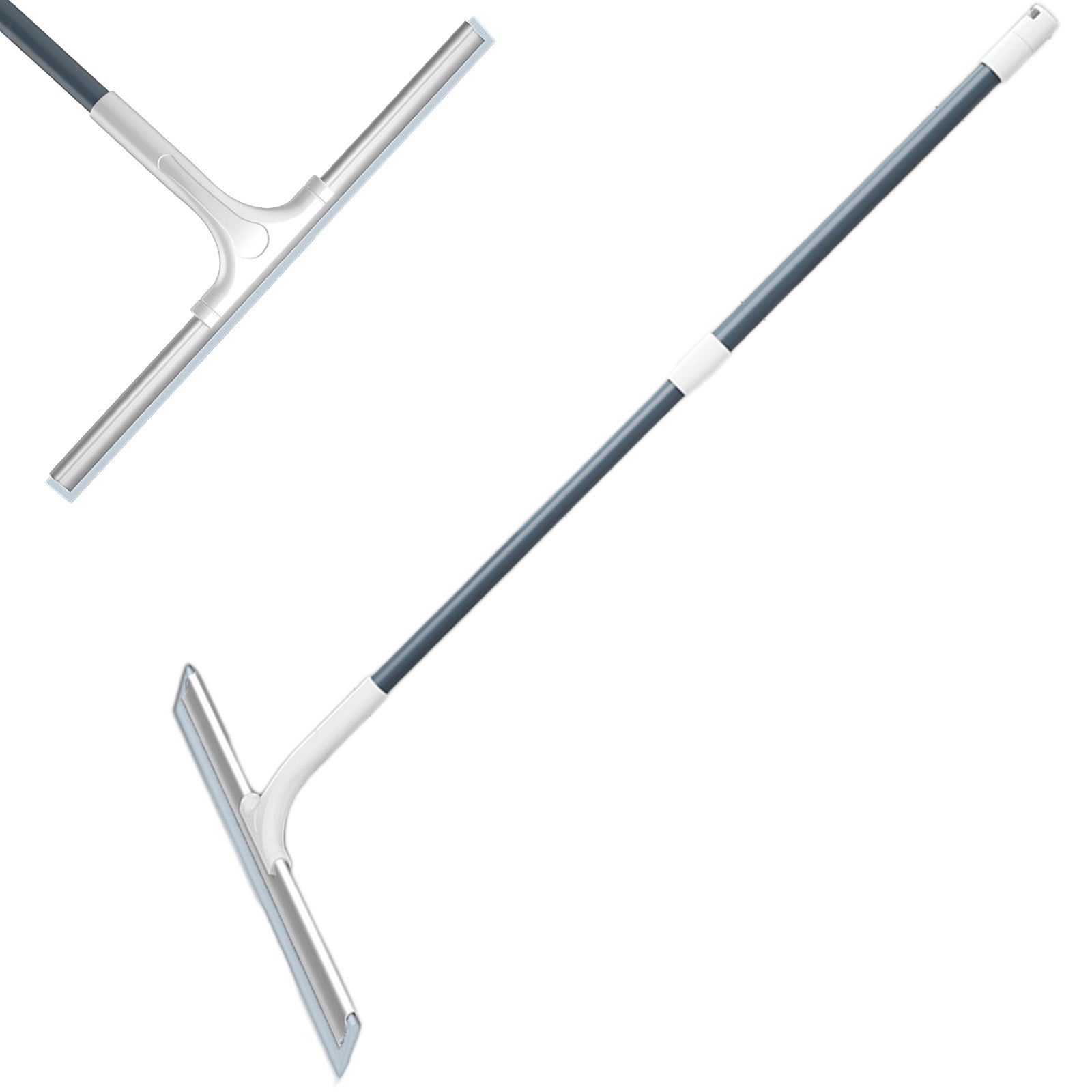 GERsome Adjust MultiUse Window Squeegee with 47.2in Long Handle,Window Cleaning Tools Shower