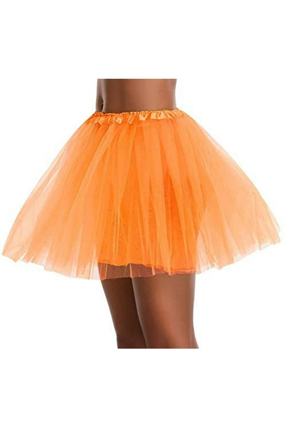 Adult Tutu Skirt Women's Classic Elastic 3 Layered Tulle Ballet Tutu Skirt