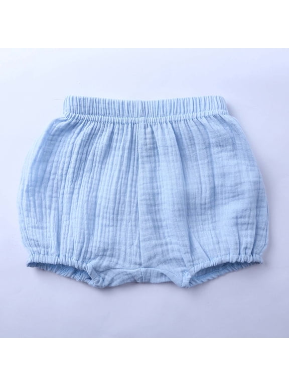 Baby Bloomers Unisex Baby Girls Boys Cotton Linen Blend Shorts