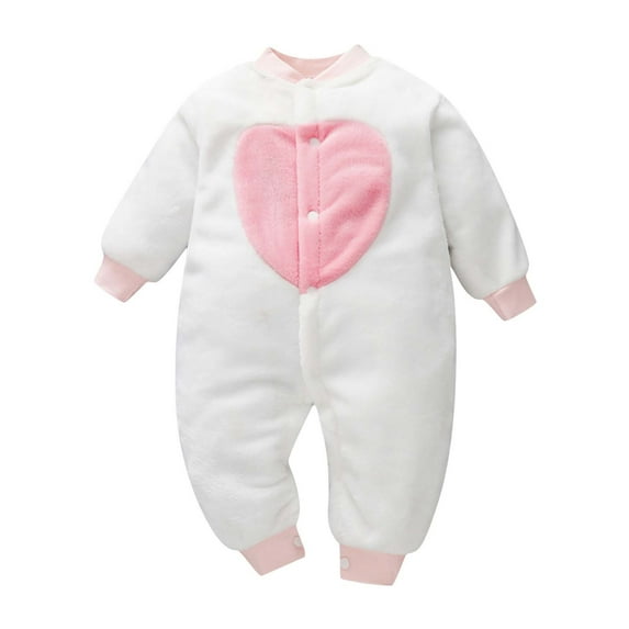 GERsome Baby Boy Girl Thick Warm Romper Long Sleeve Bodysuit Jumpsuit Infant Outfits Clothes